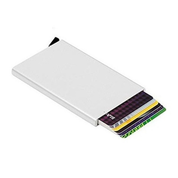 NEW RFID Blocking Card Wallet (Black/Silver) - Picture 2 of 8
